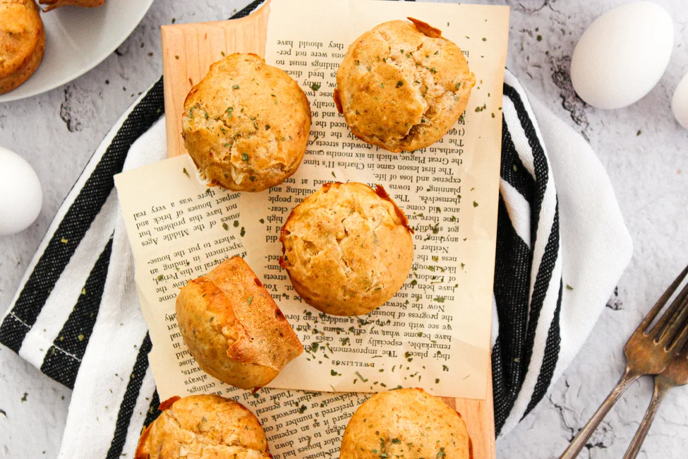 Muffins salés bacon cheddar