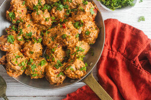 Boulettes de poulet et graines de tournesol