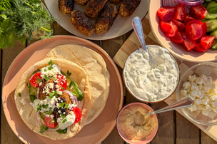 Pitas de keftas à la PVT